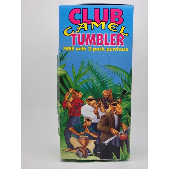 Vintage Club Camel Joe  Cigarettes 12 OZ Tumbler Cup Eddie Floyd Bustah NEW - Picture 8 of 9